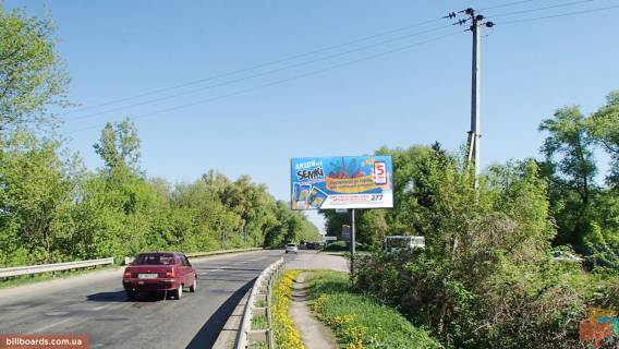 Билборд A в Чернигове Мира просп., Киевское шоссе, перед заводом “Силикат“, на развилке фото 1