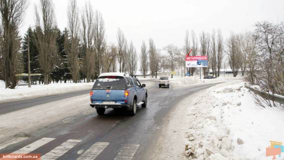 Билборд A в Чернигове, Щит 3x6  Народного руху вул., (поворот на Шерстянку) фото 1