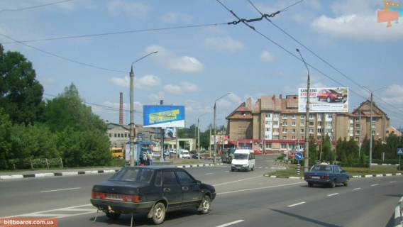 Билборд B в Черновцах, Щит 3x6  Гагаріна вул, транспортне кільце, з центру фото 1