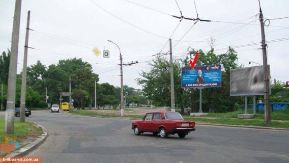 Билборд A в Черкассах, Щит 3x6  Хіміків пр / Смілянська вул, в центр фото 1