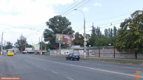 Білборд, Бігборд (Борд)  A у Херсоні, Щит 3x6  Острівське шосе / Суднозавод Фото 1