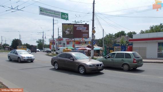 Билборд A в Херсоне, Щит 3x6  В'ячеслава Чорновола шосе ТЦ САЛЮТ з міста фото 1