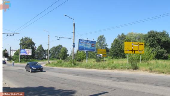 Білборд, Бігборд (Борд)  A у Івано-Франківську Галицька вул., Дорога на Львів, з центру !!! Розмір 2800х5970 мм !!! Фото 1