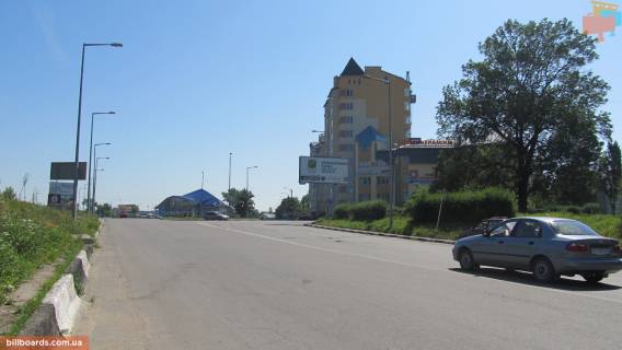 Билборд A в Ивано-Франковске Надричная ул / Галицкая ул, возле моста, из центра фото 1