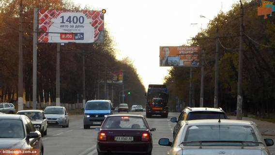 Билборд B в Харькове Гвардейцев-Широнинцев  ул. 44, в центр фото 1