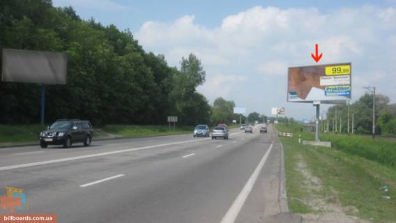 Билборд A в Киеве шосе Дніпровське (шосе Дніпропетровське), 1,5 км от КПП, в Киев фото 1