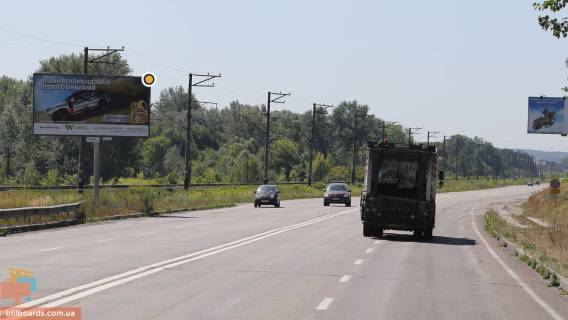 Билборд B в Киеве шосе Дніпровське (шосе Дніпропетровське), 1,5 км от КПП, из Киева фото 1