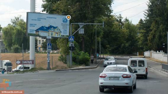 Билборд A в Луцке, Щит 3x6  Шевченка вул / Урицького вул, із центру (!!! Розмір друку: 2.9х5.75 !!!) фото 1