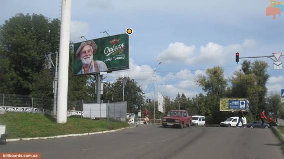 Билборд B в Луцке, Щит 3x6  Шевченка вул / Урицького вул, в центр  фото 1