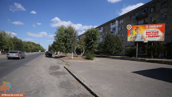 Білборд, Бігборд (Борд)  A у Ковелі, Щит 3x6  Відродження просп./ Заводська вул., із центру Фото 1