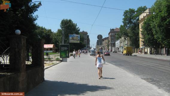 Ситилайт B в Львове, 1.2х1.8  Вул.Городоцька, 40 місце №2. фото 1