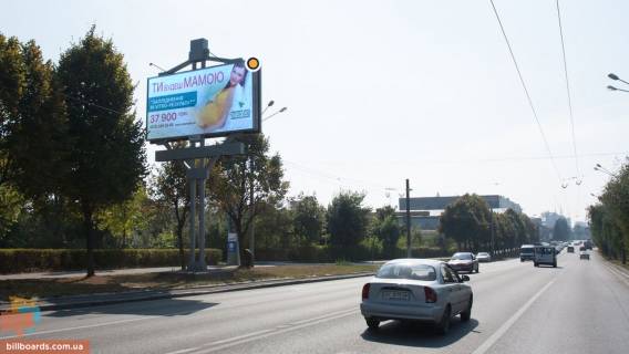 Билборд B в Львове, Щит 3x6  Стрийська вул / Персенківка вул, з центру фото 1