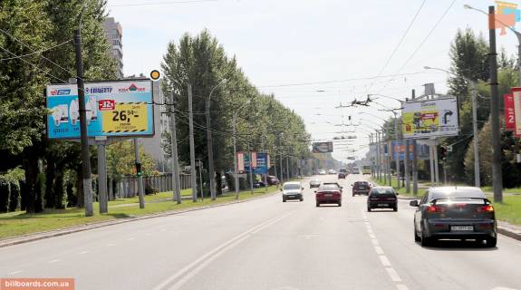 Билборд B в Львове Стрыйская ул / Рубчака ул, из центра фото 1