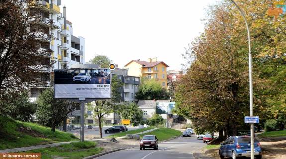 Билборд B в Львове, 3x6  Сахарова вул, 29, до центру фото 1