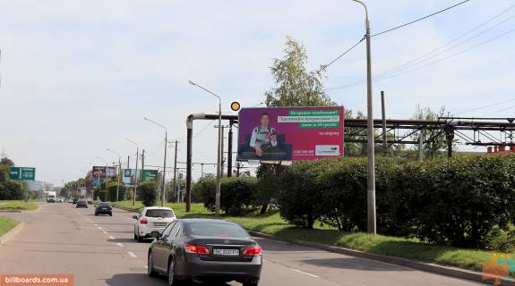 Билборд A в Львове, 3x6  Луганська вул, біля зупинки. від вул Стрийської фото 1