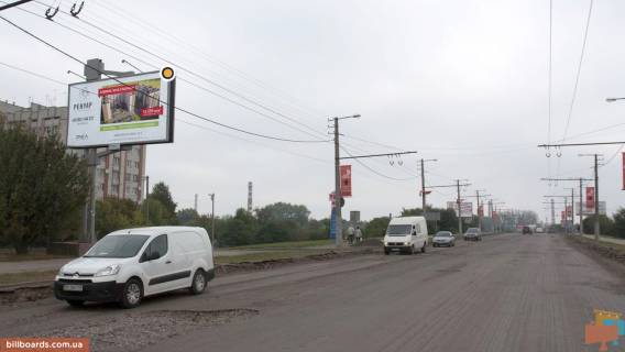 Билборд B в Львове, 3x6  Сихівська вул / Морозна вул, до вул Зеленої фото 1