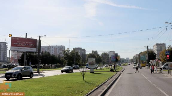 Билборд B в Львове, Щит 3x6  Чорновола В пр / Торф`яна вул, в центр фото 1