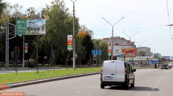 Билборд B в Львове, 3x6  Наукова вул, 7а, до Кульпарківської вул фото 1