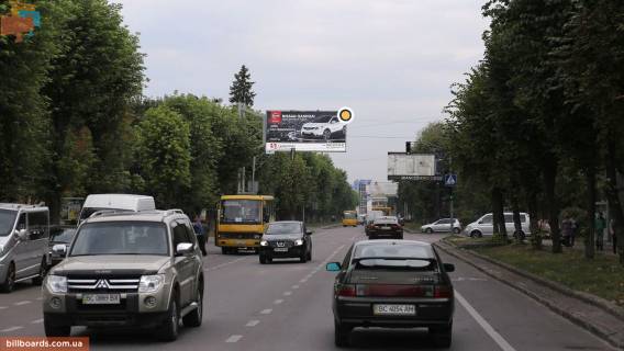 Billboard B in Lviv, Щит 3x6  Vigovs'kogo st., Golovatogo st., do st. Gorodoc'koi Photo 1
