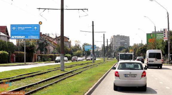 Билборд B в Львове, Щит 3x6  Княгині Ольги вул., 27 фото 1