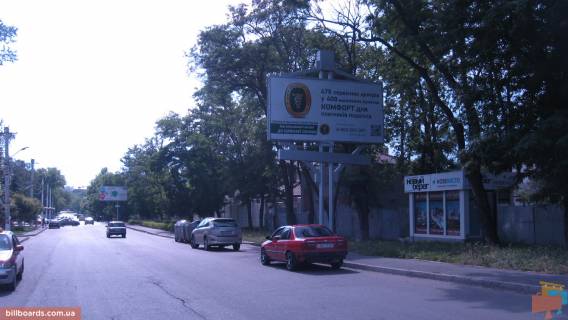 Билборд A в Одессе, Щит 3x6  Львівська вул / Ялинкова вул, в центр фото 1