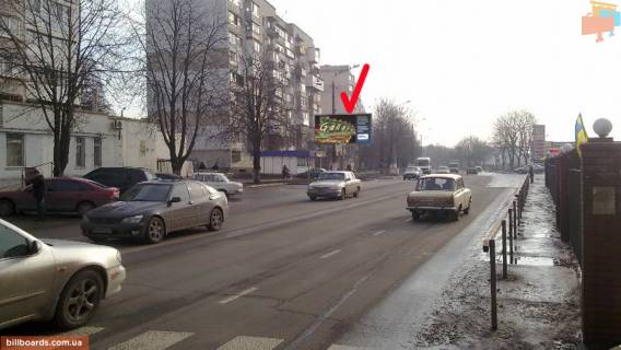 Билборд B в Одессе, Щит 3x6  Євгена Танцюри (Генерала Петрова) вул., 68 фото 1