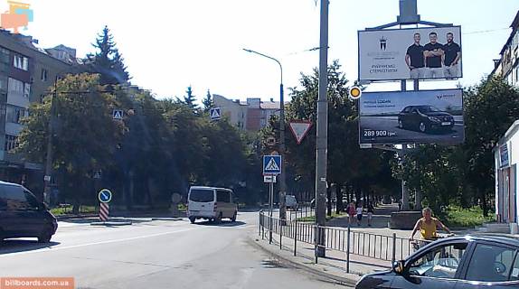 Білборд, Бігборд (Борд)  A у Івано-Франківську, Щит 3x6  Галицька вул, 105, тр магістраль, магазини, до центру, нижня Фото 1