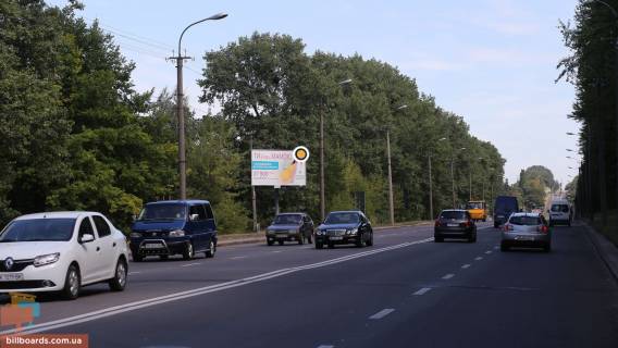 Билборд B в Ровно, Щит 3x6  Київська вул, 108, з центру фото 1
