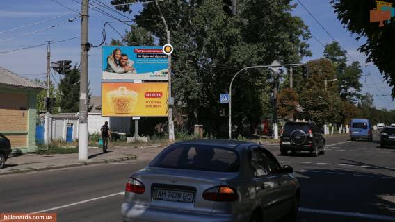 Билборд B в Житомире, Щит 3x6  Покровська (Щорса) вул, 35, верхній, з центру фото 1