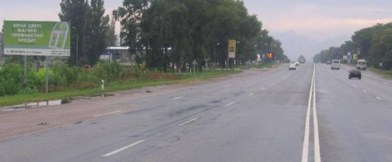 Билборд B в Васильевке, 3х6  Смелянское шоссе КП Русская Поляна (выезд из города, з-д шампанских вин) фото 1