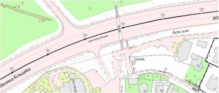 Нестандарт  в Киеве, 8x2  ПК 59+50, автомобільної дороги Т-10-39Гостомельське шосе - Проспект Маршала Рокосовського, в напрямкудо площі Т.Шевченка (ліворуч) схема