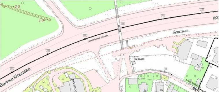 Нестандарт  в Киеве, 8x2  ПК 59+50, автомобільної дороги Т-10-39Гостомельське шосе - Проспект Маршала Рокосовського, в напрямкудо вулиці Міська (ліворуч) схема