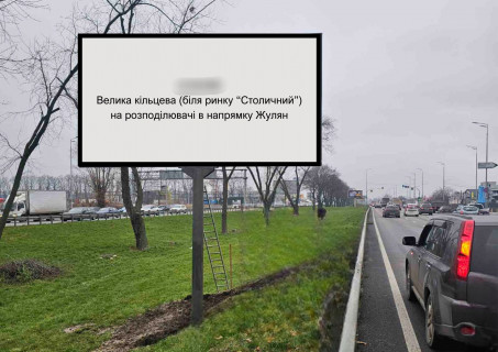 Билборд A на трассах Киевской области, 6х3  вул. Кільцева дорога 04-0342-01, в напрямку Жулян фото 1