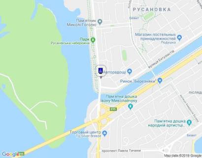 Сiтiлайт B у Києві, 1,2х1,8  Русанівська Набережна, 2/1 схема