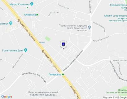 Сiтiлайт A у Києві, 1,2х1,8  Мала Шияновська вул. (Немировича-Данченка)., 6(КНУТД) схема