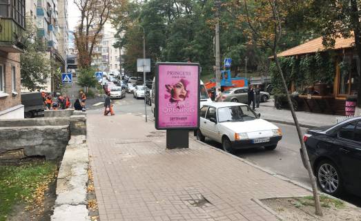 Сiтiлайт B у Києві, 1,2х1,8  Олександра Кониського вул. (Тургенєвська)./Полтавська вул. (ресторан "Гуси Лебеді) Фото 1