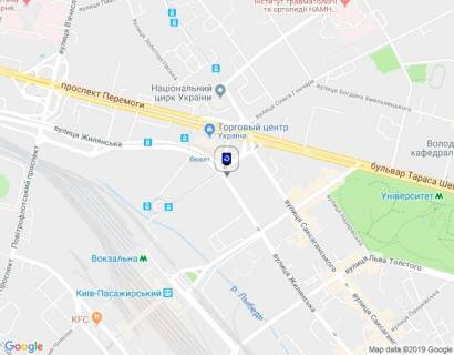 Сітіскролл A у Києві, 1,2х1,8  Жилянська вул./Старовокзальная("Міда") схема