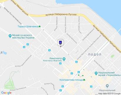 Сiтiлайт B у Києві, 1,2х1,8  Межигірська вул., 43 схема