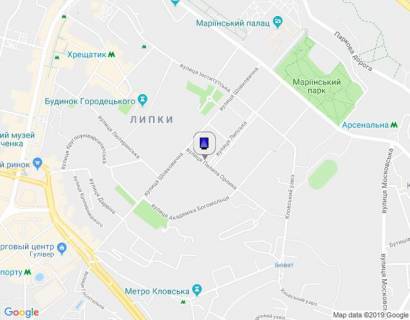 Сiтiлайт B у Києві, 1,2х1,8  Орлика Пилипа вул./Липська вул. (ресторан "Горчіца") схема