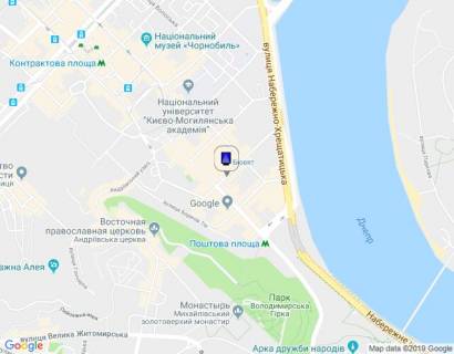 Сiтiлайт B у Києві, 1,2х1,8  Андріївська вул., 8/12 схема