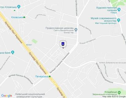 Ситилайт B в Киеве, 1,2х1,8  Гуцала Євгена пров.(пров. Кутузова)/("Печерьский" базар, "Камелія") схема