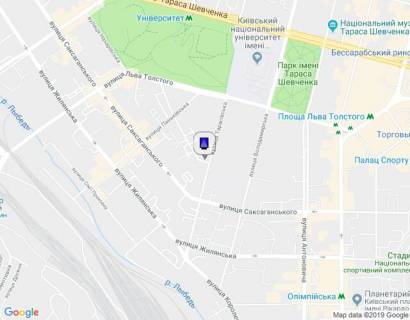 Сiтiлайт B у Києві, 1,2х1,8  Микільсько-Ботанічна вул./Тарасівська, вул.  ("Приват банк") схема