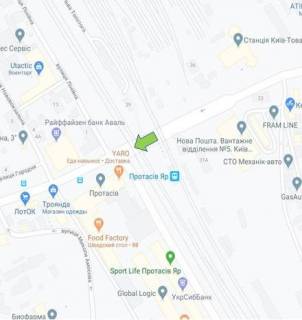 Билборд A в Киеве ул. Федорова, 3 мост от Антоновича, в сторону Простасов Яр, правый схема
