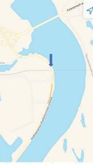 Билборд A в Киеве ул. Набережно-Рыбальская, поворот на ул. Электриков, левый схема