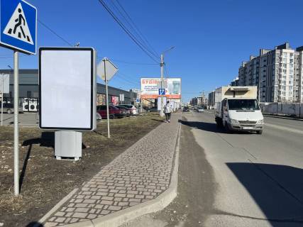 Ситилайт B в Крюковщине, 1,2х1,8м  Вул. Балукова , быля АТБ , пішохідний перехід фото 1