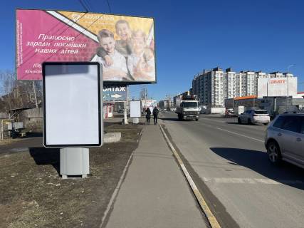Citylight B in Kryukivshchyna, 1,2х1,8м  Vst. balukova , magazin TRAS , na svitlofori Photo 1