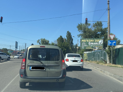 Билборд A в Софиевской Борщаговке, 6х3  Ул.Святошинская , перекресток с ул.Киевская/Жулянская фото 1