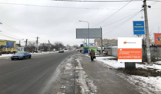 Ситилайт A в Петропавловской Борщаговке, 1,2х1,8м  Ул. Соборна 5 , после АЗС "EXTRA" фото 1