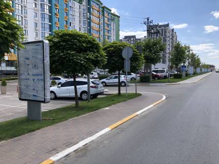 Ситилайт B в Крюковщине, 1,2х1,8м  ул. Балукова, ЖК "Евромисто" , напротив ФОРА, остановка об. транспорта фото 1