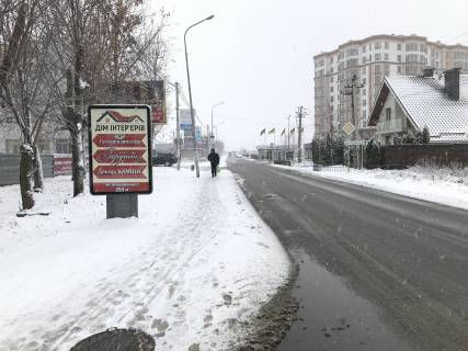 Ситилайт B в Петропавловской Борщаговке, 1,2х1,8м  Ул.Белоцерковская ,перед ЖК "Львовский" фото 1